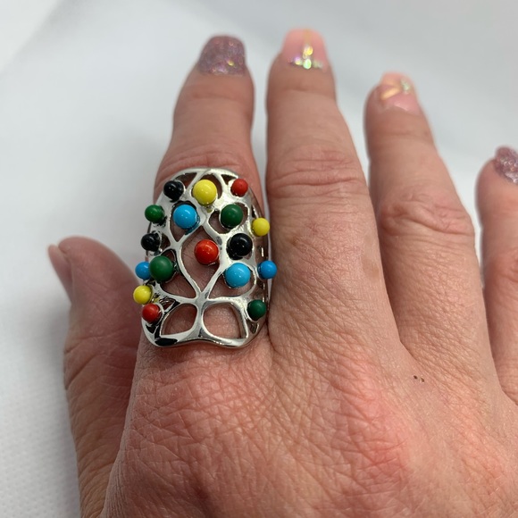 Multi Color Chroma Ring in Stainless Steel - Picture 4 of 6